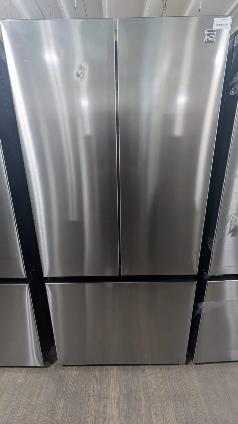 Kenmore 33'' 18 pi cu Réfrigérateur portes francaises - inox -KKFDR32 - boîte ouverte