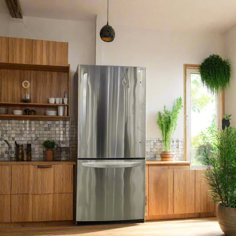 Lg 30 '' réfrigérateur congélateur inferieur - inox - reconditionné