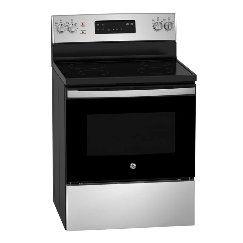 GE 30” 5 pi cu Cuisinière électrique – Inox – JCB630SVSS – NEUF