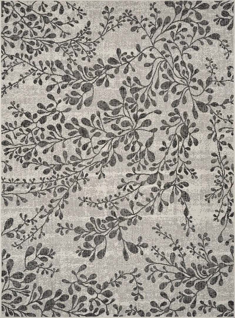 HASSELT Tapis d'Extérieur/Intérieur Ivoire/Gris 120x170