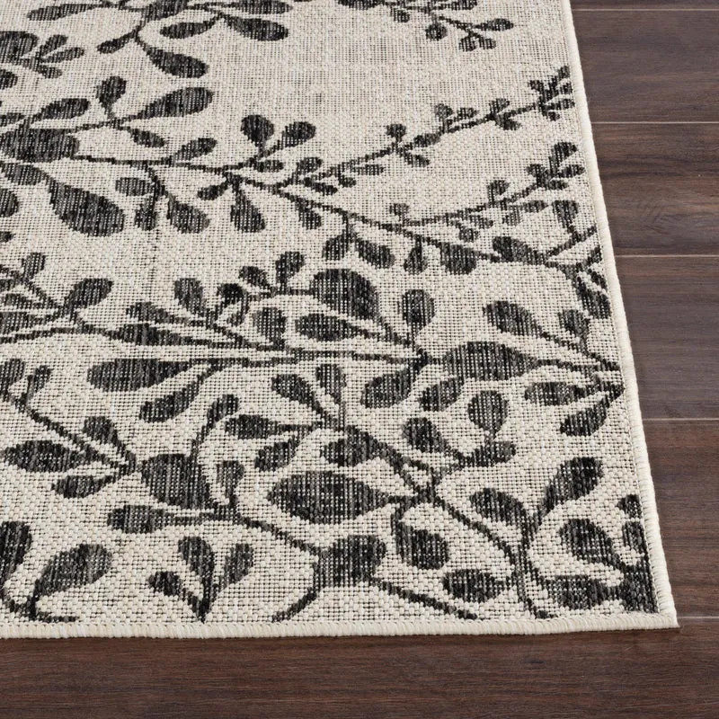 HASSELT Tapis d'Extérieur/Intérieur Ivoire/Gris 120x170