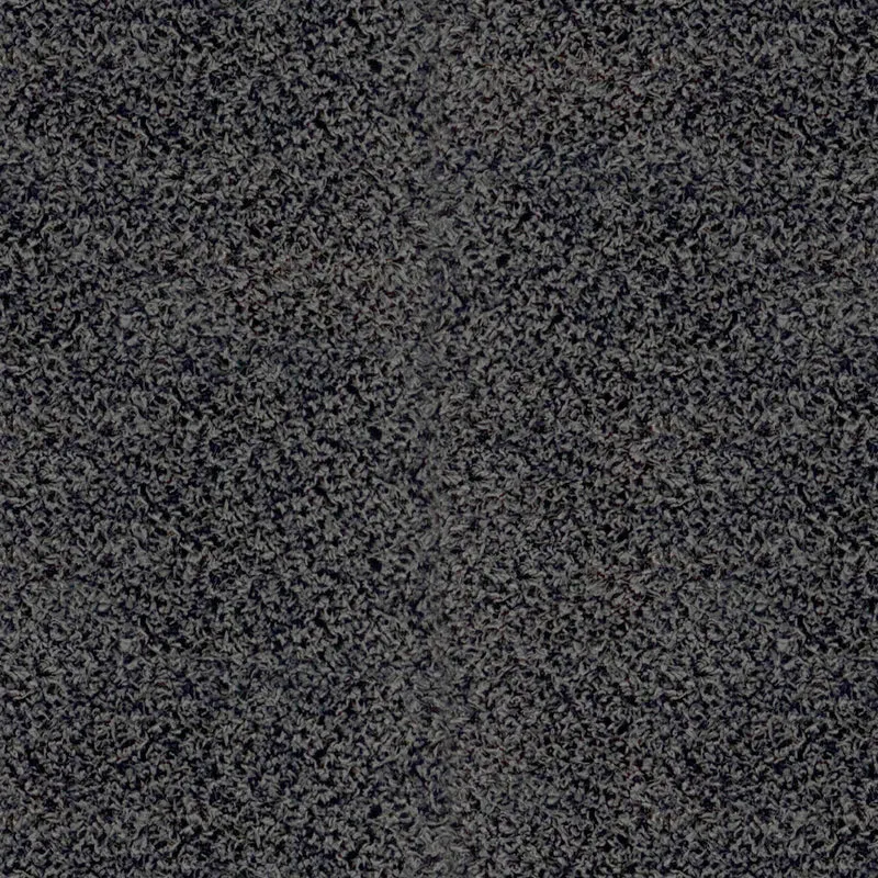 Tapis Rond Shaggy Moderne Gris Foncé Rond Boracay