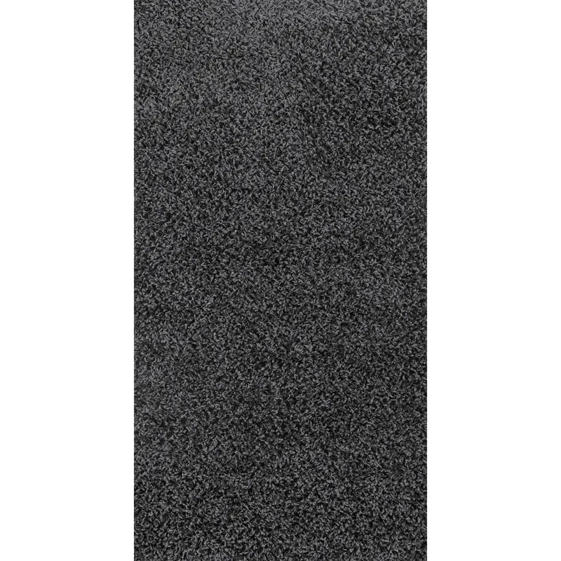 Tapis Shaggy Moderne Gris Foncé Boracay