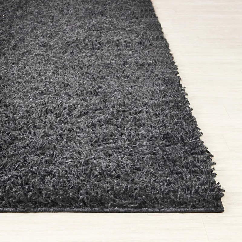 Tapis Shaggy Moderne Gris Foncé Boracay