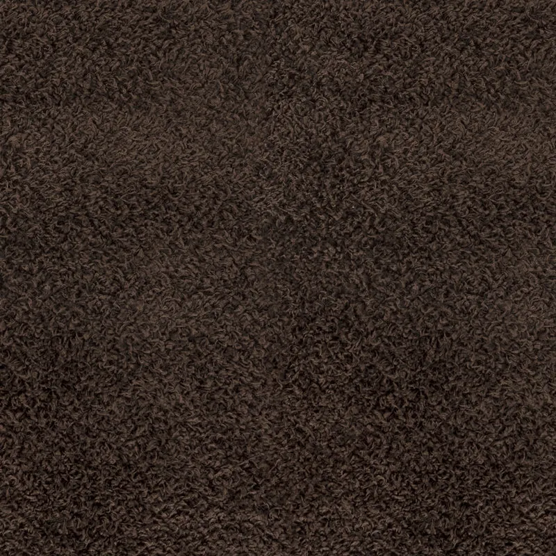 Tapis Shaggy Moderne Marron Foncé Boracay