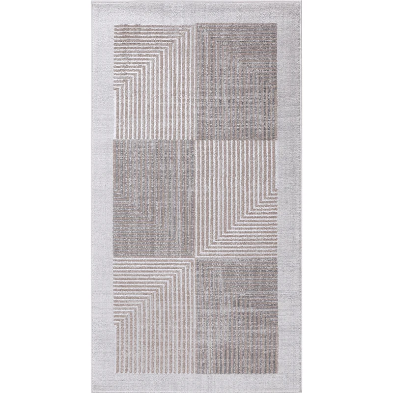 Tapis Scandinave Bohème Gris/Beige Charlestown