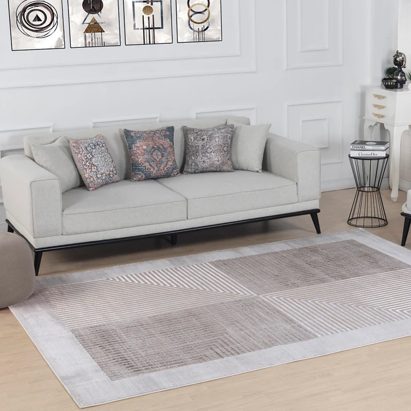 Tapis Scandinave Bohème Gris/Beige Charlestown