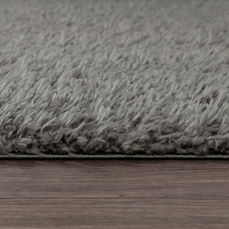 Tapis Shaggy Moderne Gris Foncé Dadu
