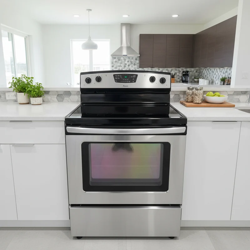 Amana 30'' Cuisinière vitrocéramique - Inox - reconditionné