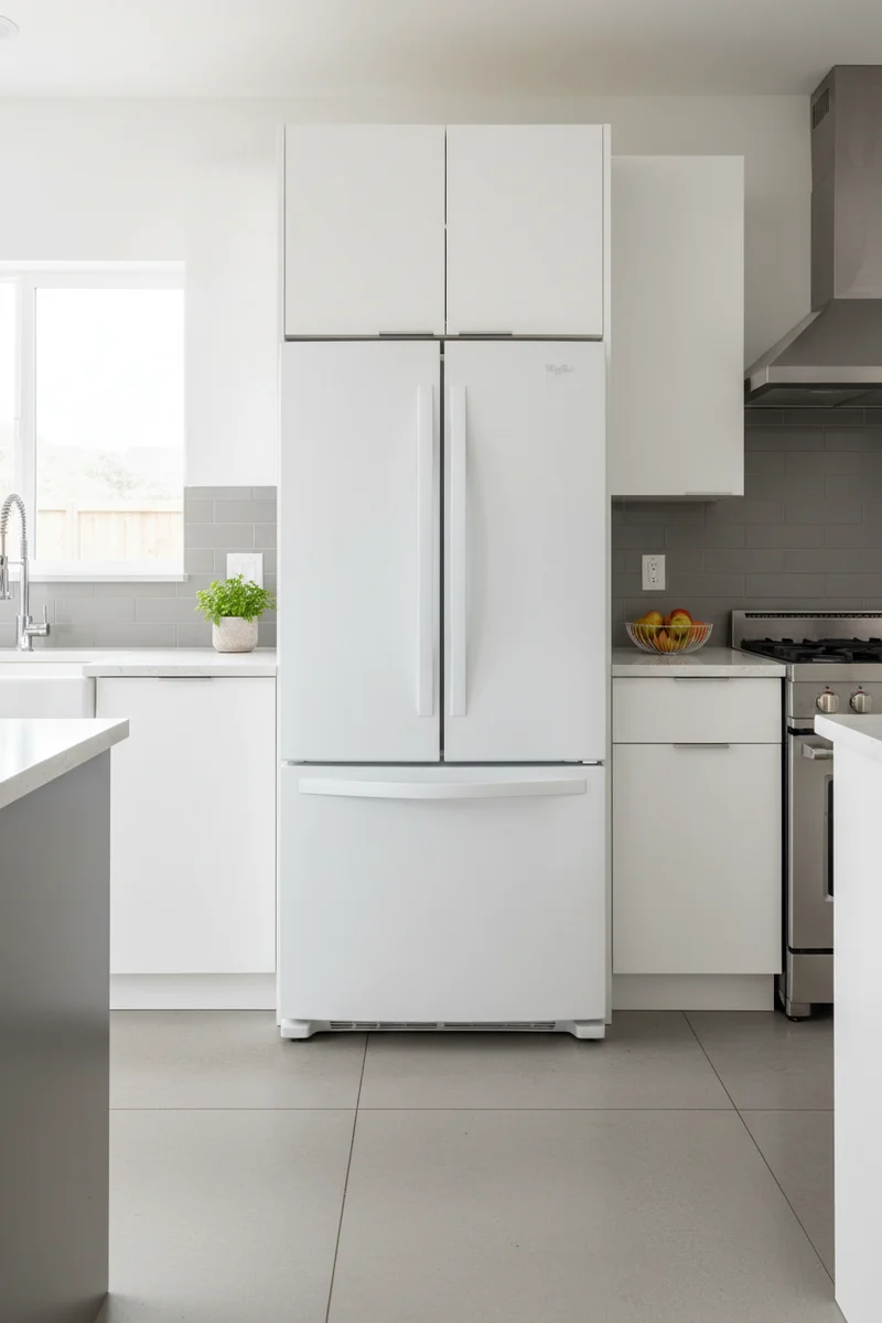 Whirlpool 30'' 18.9 pi cu Réfrigérateur congélateur inférieur - blanc - reconditionné