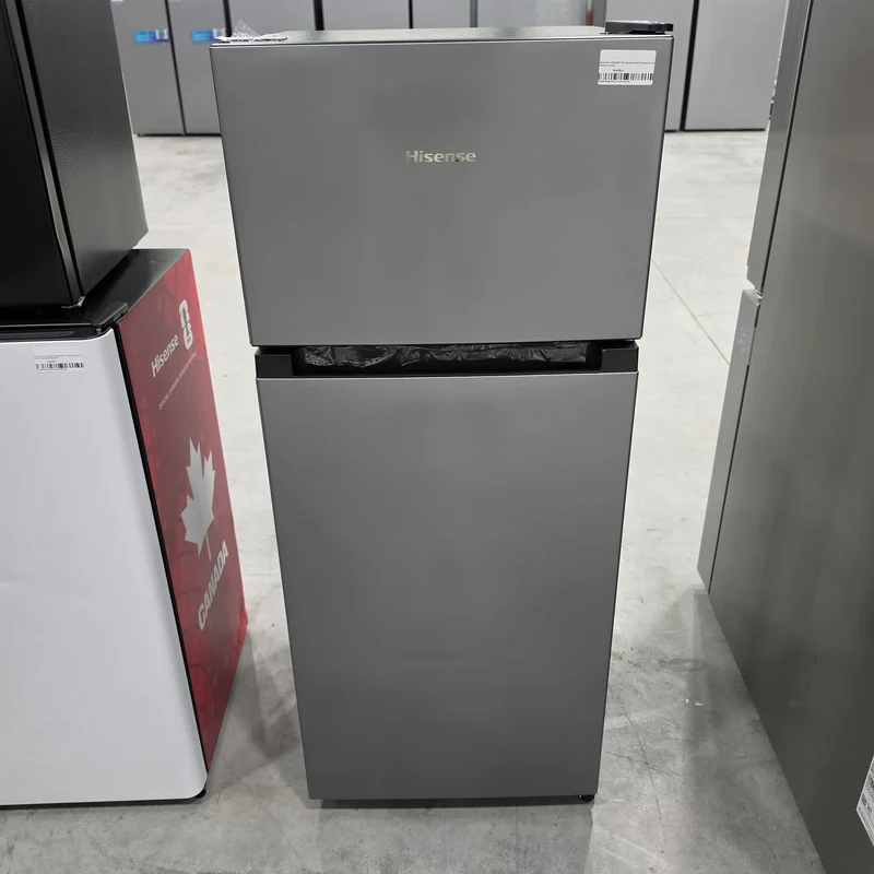 Hisense 20.8'' 4.4 pi cu Réfrigérateur compact - inox - HRT044VE - boîte ouverte