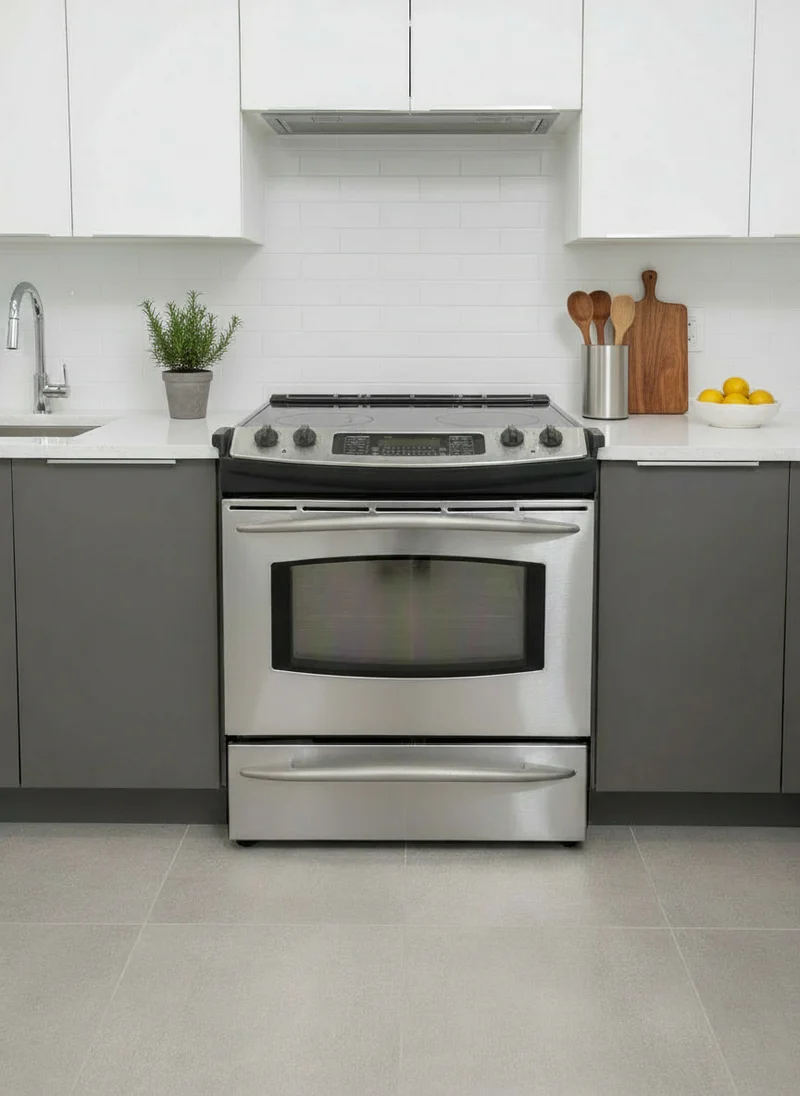 GE Profile 30'' Cuisinière Vitrocéramique- Encastrée- Inox- Reconditionnée
