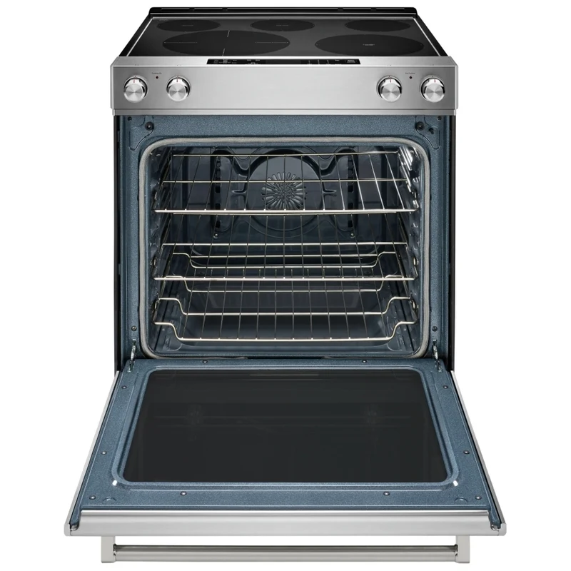 Kitchenaid 30'' 6.4 pi cu Cuisinière Vitrocéramique - Convection - Inox - YKSEG8111SS - Boîte ouverte