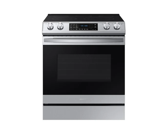 Samsung 30'' 6.3 pi cu Cuisinière - Friteuse à air - Inox - NE63T8511SS/AC - boîte ouverte