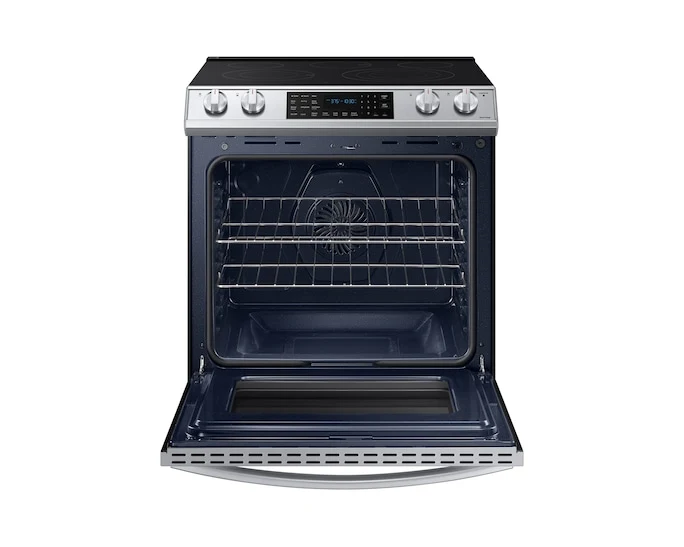 Samsung 30'' 6.3 pi cu Cuisinière - Friteuse à air - Inox - NE63T8511SS/AC - boîte ouverte