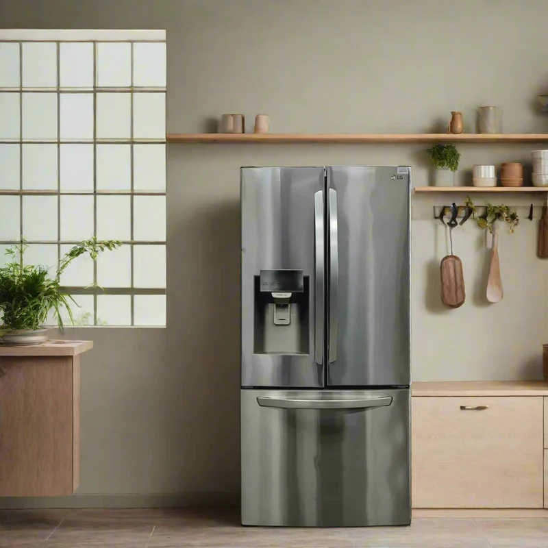 LG 33 '' 3 portes françaises - inox - Reconditionné