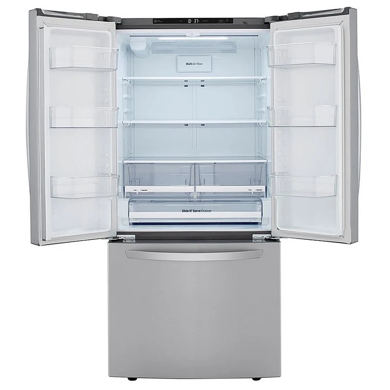 LG 33'' 25.1 pi³ Réfrigérateur à Portes Françaises - Inox - LRFCS2503S - Boîte Ouverte
