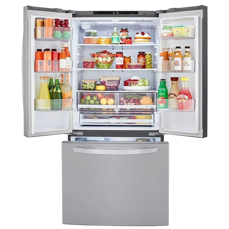 LG 33'' 25.1 pi³ Réfrigérateur à Portes Françaises - Inox - LRFCS2503S - Boîte Ouverte