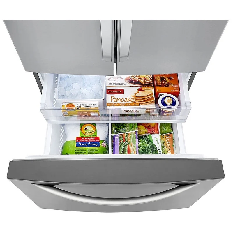 LG 33'' 25.1 pi³ Réfrigérateur à Portes Françaises - Inox - LRFCS2503S - Boîte Ouverte