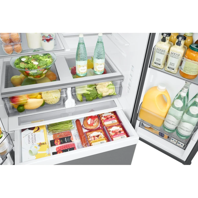 Samsung 36'' 31.5 pi cu. Réfrigérateur - Wifi - Smart Things - inox - RF32CG5300SR- boîte ouverte