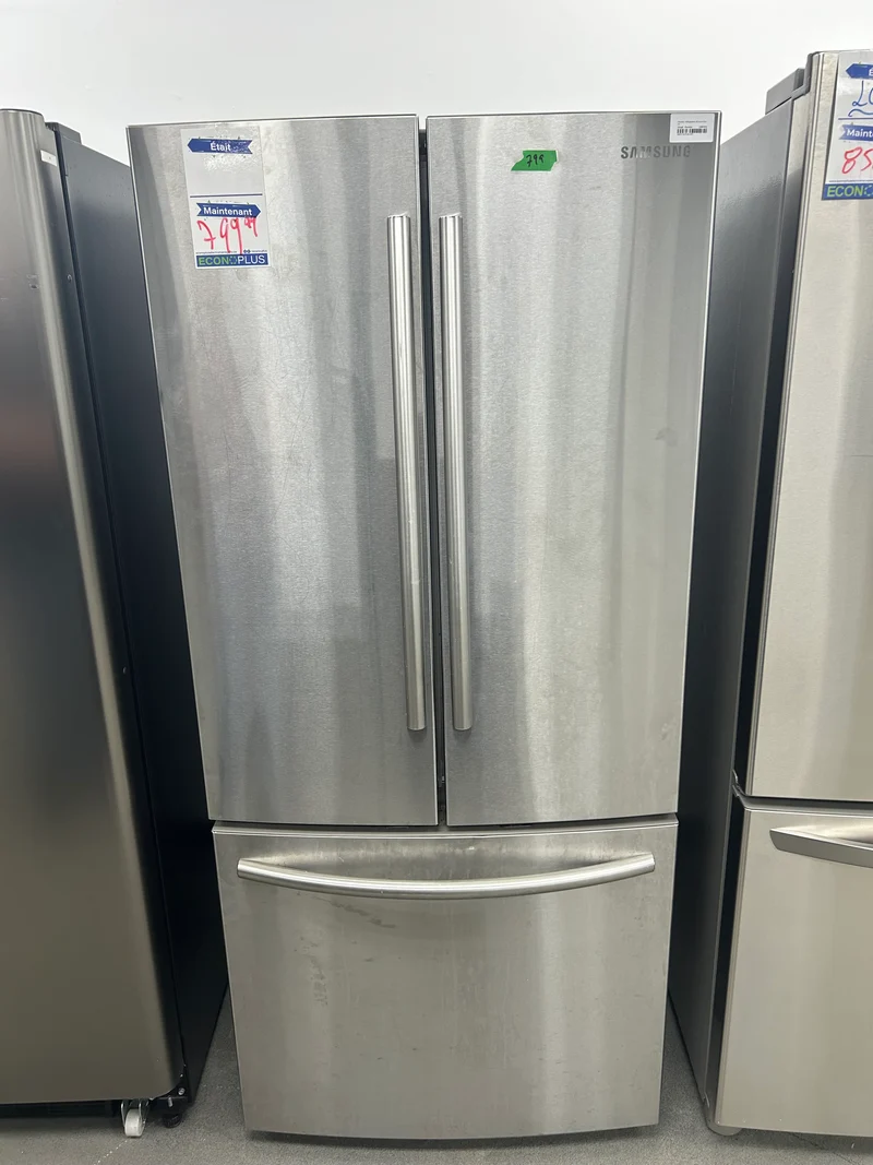 Samsung 30 po Réfrigérateur - Portes françaises - inox - reconditionné