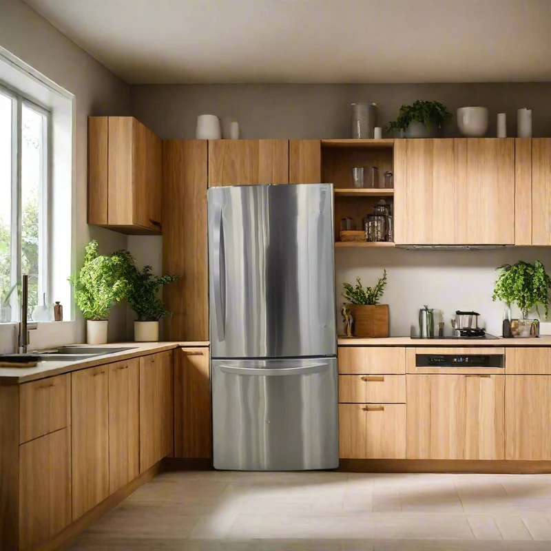 LG 30 po Réfrigérateur - congélateur inferieur - inox - reconditionné