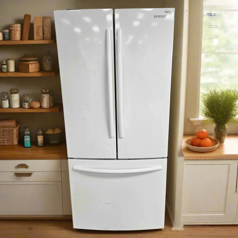 Samsung 30'' Réfrigérateur congélateur inférieur-3 portes - Blanc - reconditionné