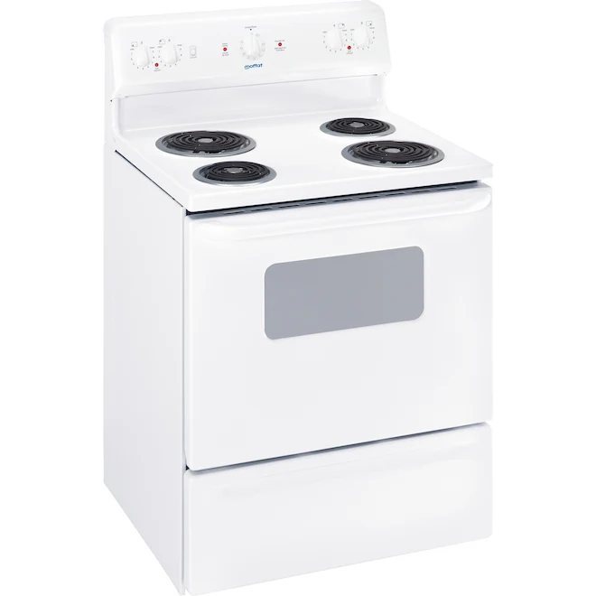Moffat 30'' 6.4 pi cu Cuisinière - serpentin - blanc- MCBS523DNWW- Neuf