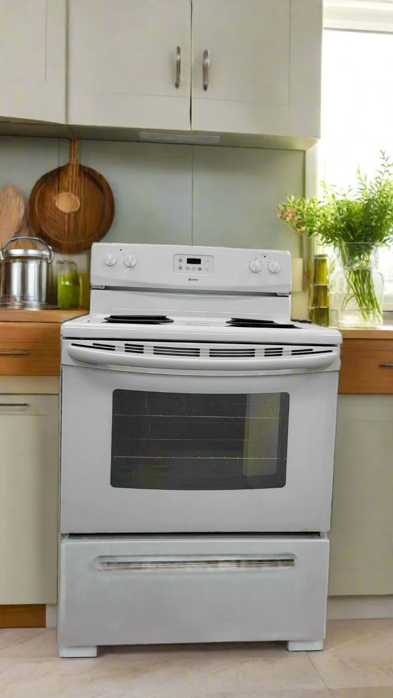GE 30'' Cuisinière serpentin -blanc- reconditionné