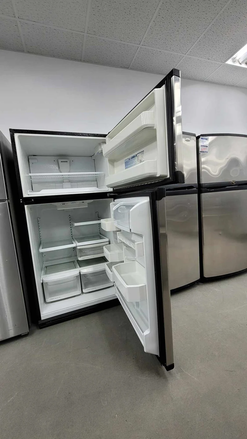 Whirlpool '30' congélateur supérieur -inox- reconditionné