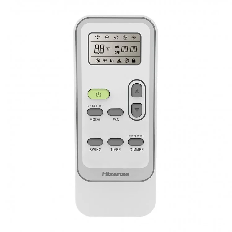 Hisense 10,000 btu 53 dBa Climatiseur (450 pi c) 4 en 1 - gris AP70020HR1 - boîte ouverte