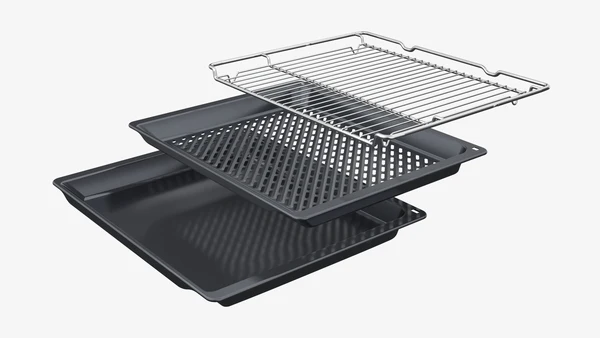 Série 6, Four encastrable, 60 x 60 cm, Inox BOSCH HBG578ES7