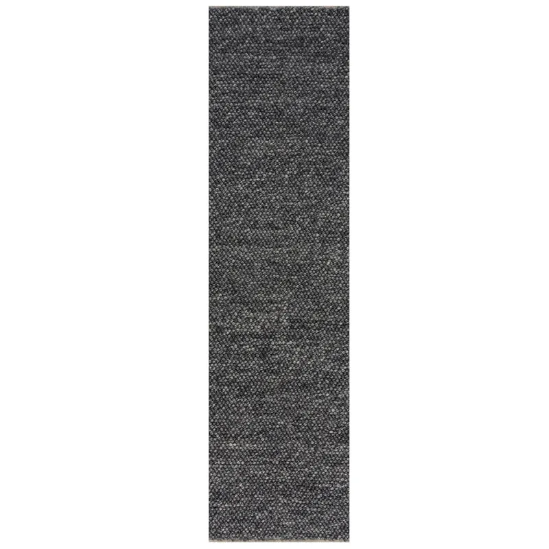 Tapis de couloir laine gris 60x230cm