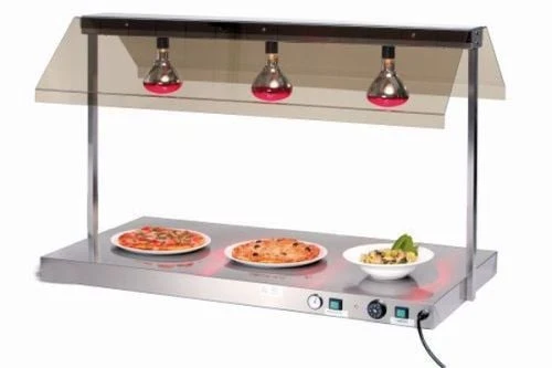 Pont chauffant pour cuisine avec pare-haleine – 2 ou 3 lampes