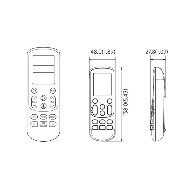 Télécommande sans fil pour unités DVM, FJM, CAC