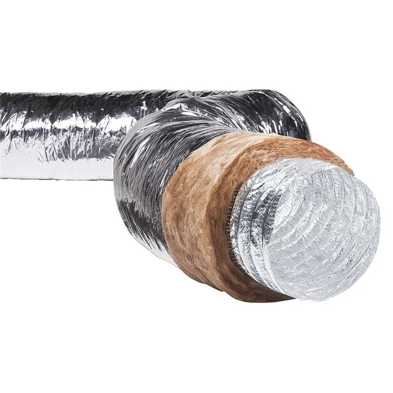 Gaine souple isolée ECOSOFT Ø 200 mm - ép. 25 mm - longueur 10 m