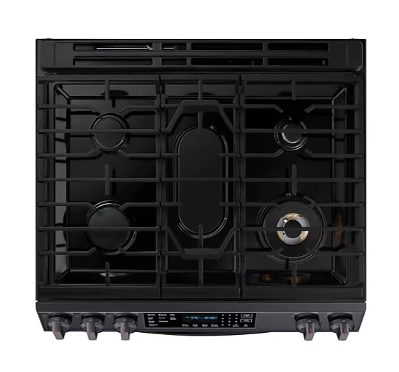 Samsung 29'' 5.1 pi.cu. Cuisinière à Gaz -Inox Noir- NX60T8511SG - Boîte Ouverte