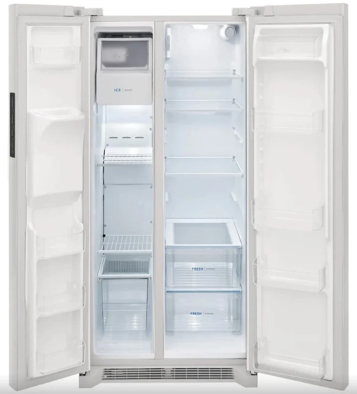 Frigidaire 33" 22.2 pi cu Réfrigérateur côte-à-côte - blanc- FRSS2323AW- Boîte Ouverte