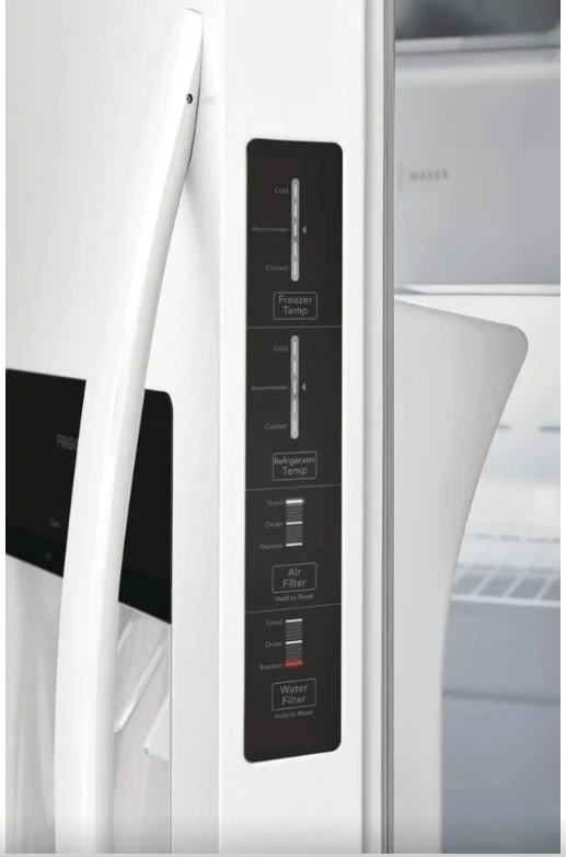 Frigidaire 33" 22.2 pi cu Réfrigérateur côte-à-côte - blanc- FRSS2323AW- Boîte Ouverte