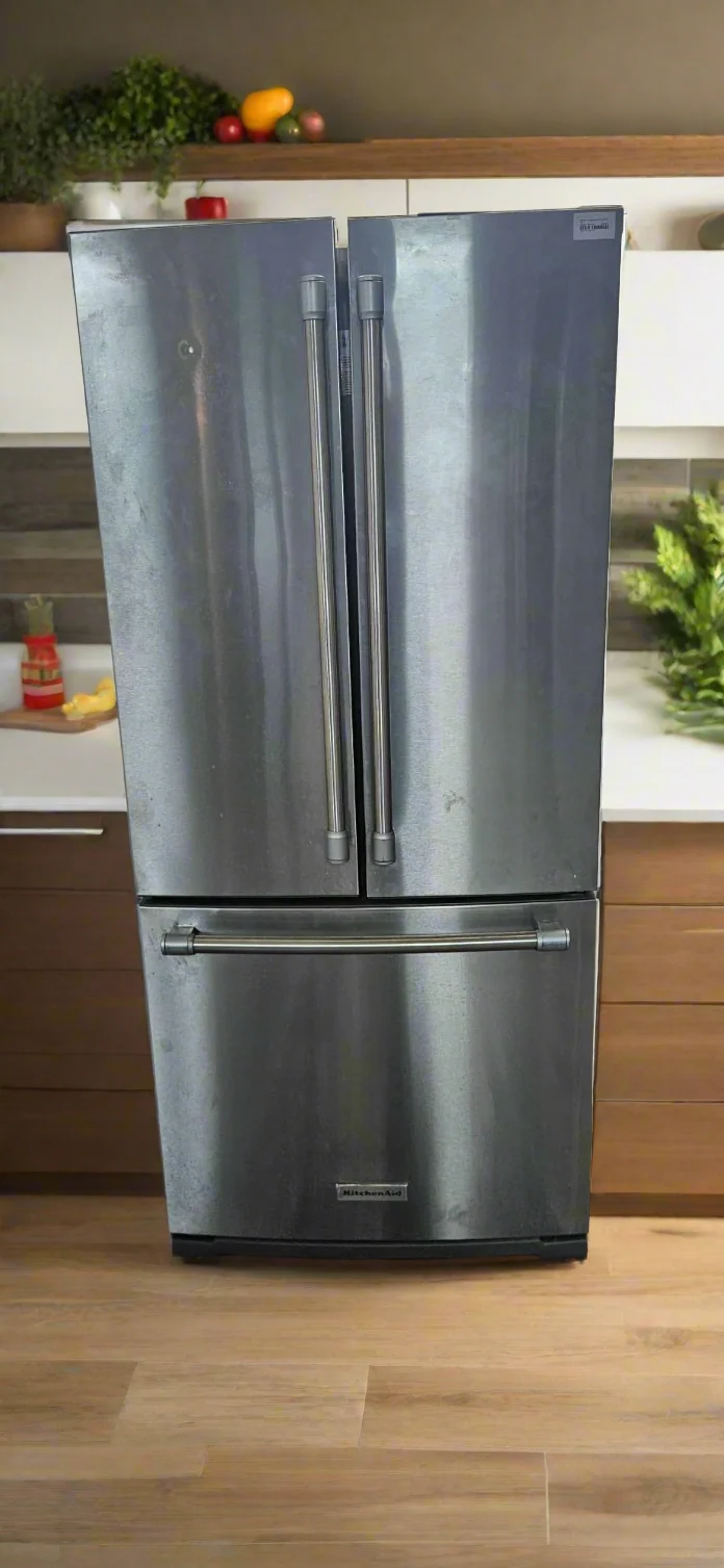 KitchenAid 30'' Réfrigérateur -Congélateur Inférieur - Inox - Reconditionné