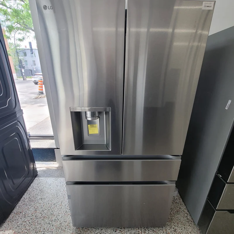 LG 36'' 29 pi.cu - Réfrigérateur à Porte françaises - LF29S8330S - Inox - Boîte Ouverte