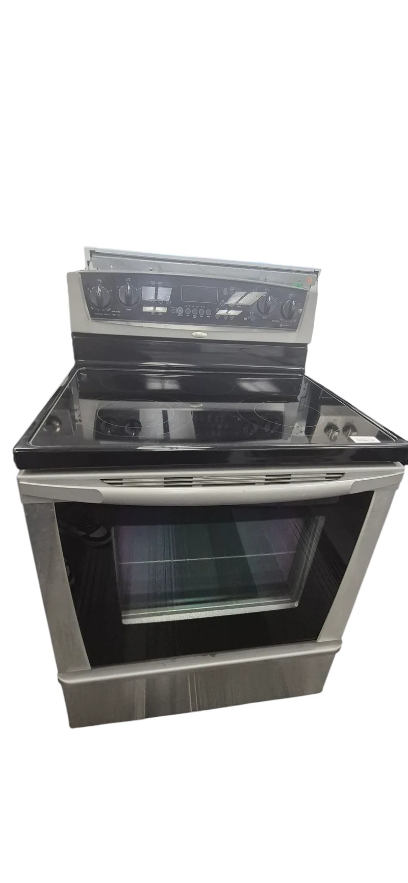 Whirlpool 30'' Cuisinière - inox- vitrocéramique -convection - reconditionnée