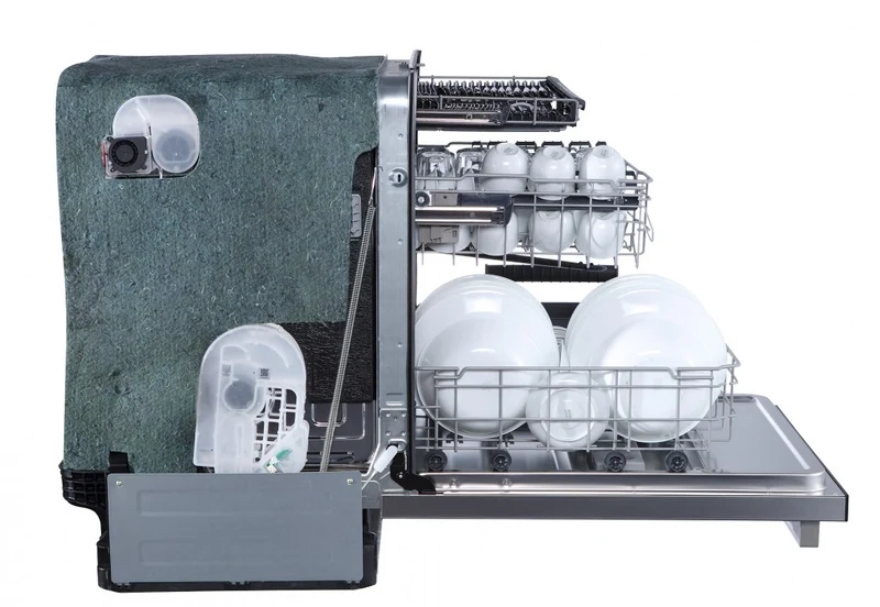 Hisense 24 po 48dba Lave Vaiselle - Energy Star - 3 paniers - Inox - HDW63314SS - Neuf