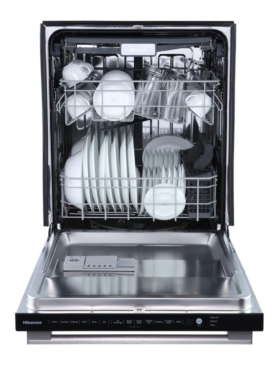 Hisense 24 po 48dba Lave Vaiselle - Energy Star - 3 paniers - Inox - HDW63314SS - Neuf