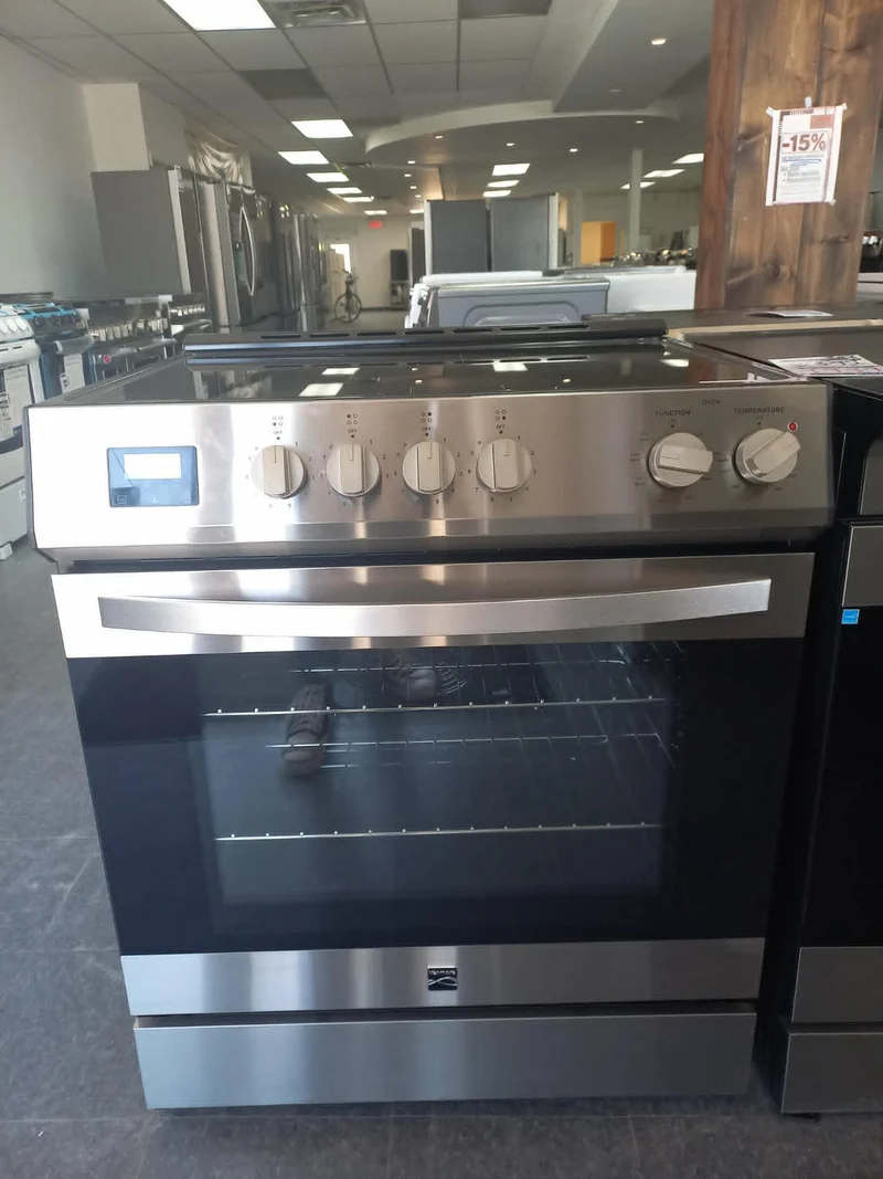 Kenmore 30'' 5.0 pi cu Cuisinière induction - convection - friture à air - autonettoyant vapeur - inox - 22-96873 - boîte ouverte