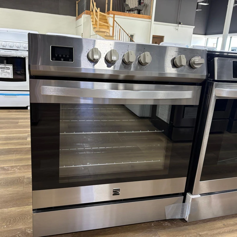 Kenmore 30'' 5.0 pi cu Cuisinière induction - convection - friture à air - autonettoyant vapeur - inox - 22-96873 - boîte ouverte