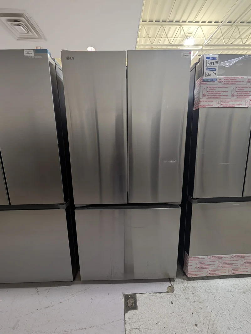 LG 33 po 25.1 pi.cu. réfrigérateur à 2 battants - Energy star® - inox -LF25S6200S- boîte ouverte