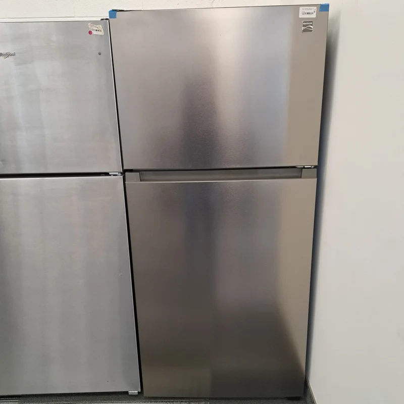 Kenmore 30 po 18.2 pi cu Réfrigérateur - résistant aux empreintes digitales - Inox - 46-62315 - Boîte ouverte