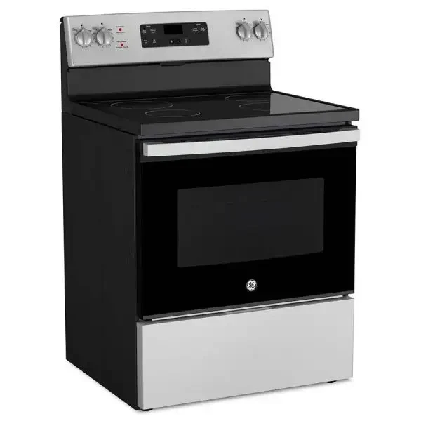 GE 30 po 5.0 pi cu. cuisinière -vitrocéramique -inox