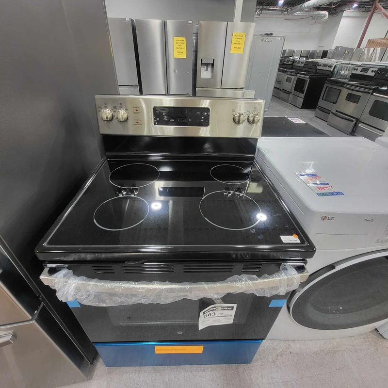 GE 30 po 5.0 pi cu. cuisinière -vitrocéramique -inox